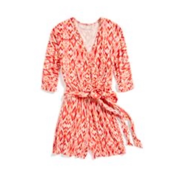 Market & Spruce Pants - *NWT* Market & Spruce from Stitch Fix Gennie Knit Romper in Orange Red, Size S